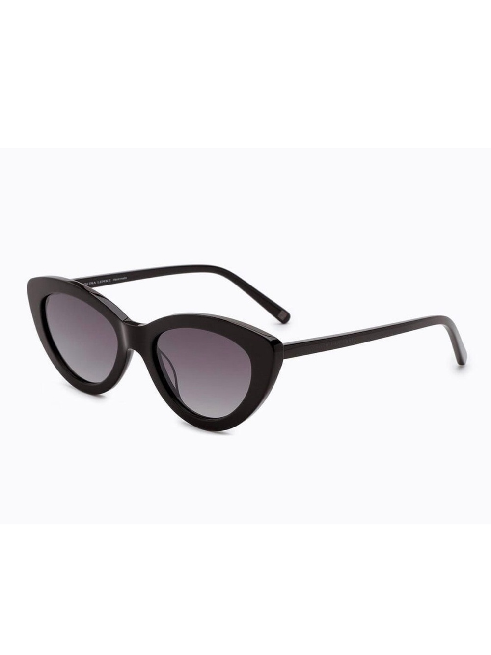 Women's Black Cat-Eye Sunglasses with Gradient Lenses 9017-01